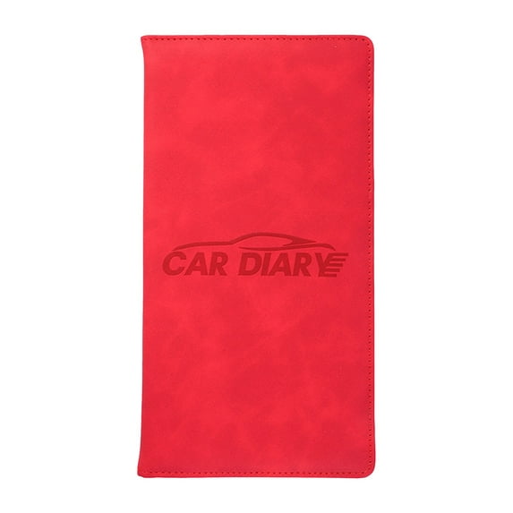 Car Id Card Wallet, Waterproof Scratch-proof License Holder for Vehicle Registration and Insurance Documents, Sleek Glove Box Organizer with SeSolution Closure