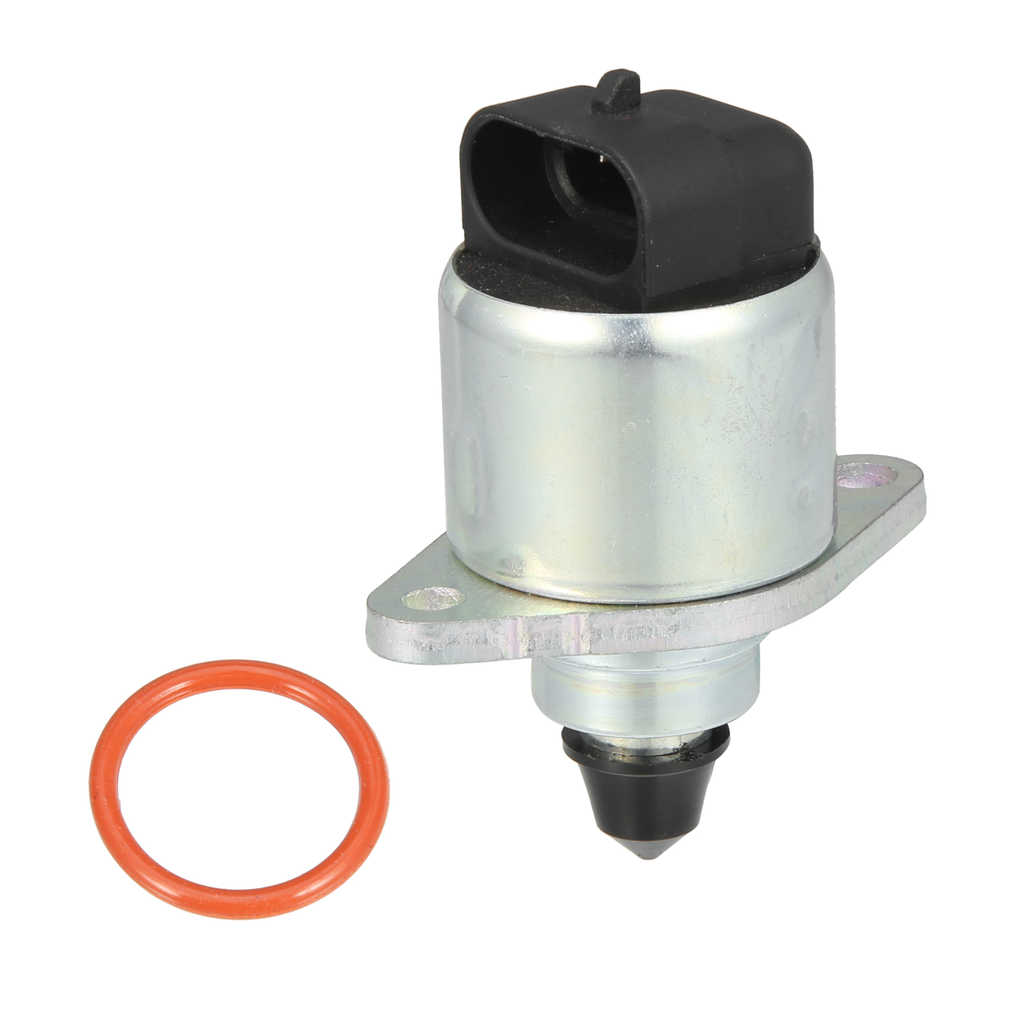 Car Idle Air Control Valve 96966721 96966710 96958412 with Gaskets for Chevy Spark M300 1.0L Silver Tone - image 1 of 6