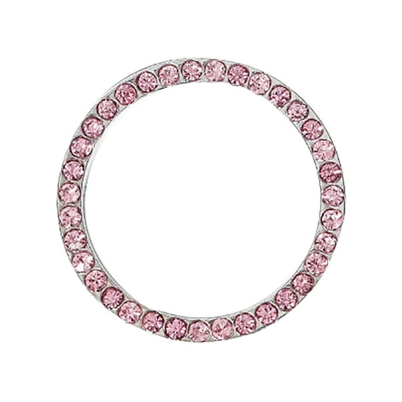 Car Ignition Button Decoration Ring, Diamond , for Car Styling, 2 PCS