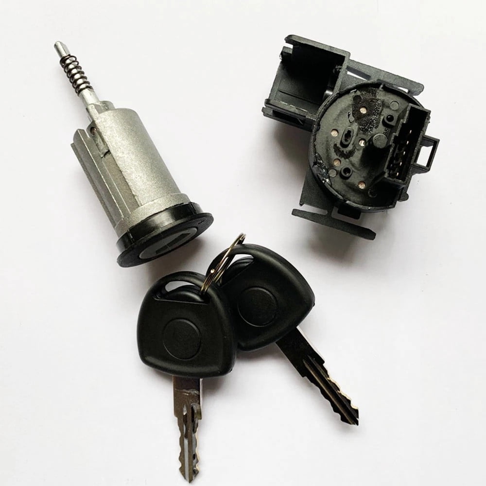 Car Ignition Switch Barrel Lock With 2 Keys For Opel Vauxhall Corsa