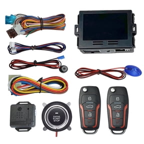 Car Ignition Switch Keyless Entry Remote Starter Engine Push Start Button Kits