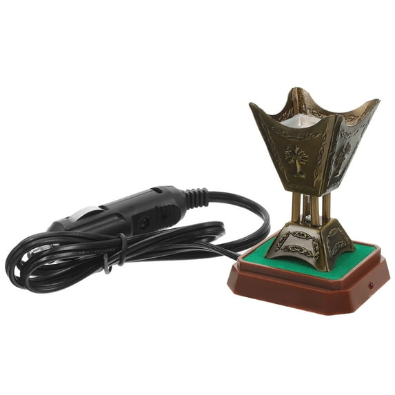 Car Incense Burner Vintage Decor Ornament Censer Holder Electric Antique Retro Pot Home