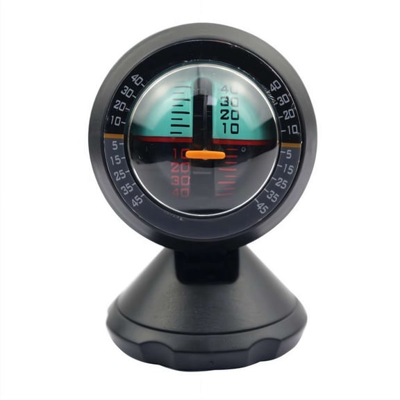 Car Inclinometer Outdoor Multifunction Angle Slope Meter Level Tilt Indicator Gradient Balancer Tool