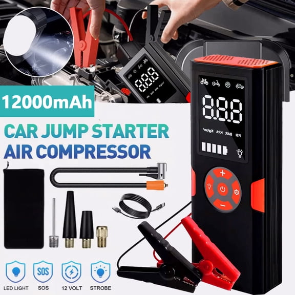 Car Inflator Wireless Intelligent Charging Stop High Power Car Inflator Pump