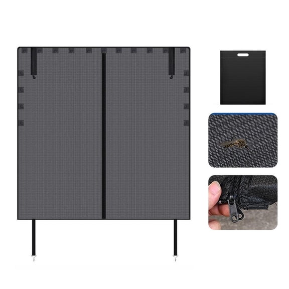 Car Insect Screen, Trunk Mosquito Net for Vehicle, Summer Bug Screen Curtain for Car Windows, Outdoor Camping Sun Shade Curtain