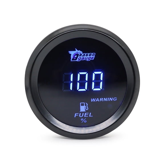 Car Instrument,52mm 52mm Display Fuel 240-33 Ohms 240-33 Ohms Led/red Universal 2inch 52mm Ohms Led/red Led 2inch 52mm 52mm Car Fuel Rv Boat Vehicle Meter 240-33ohm Universal Qisuo Car Rv Boat