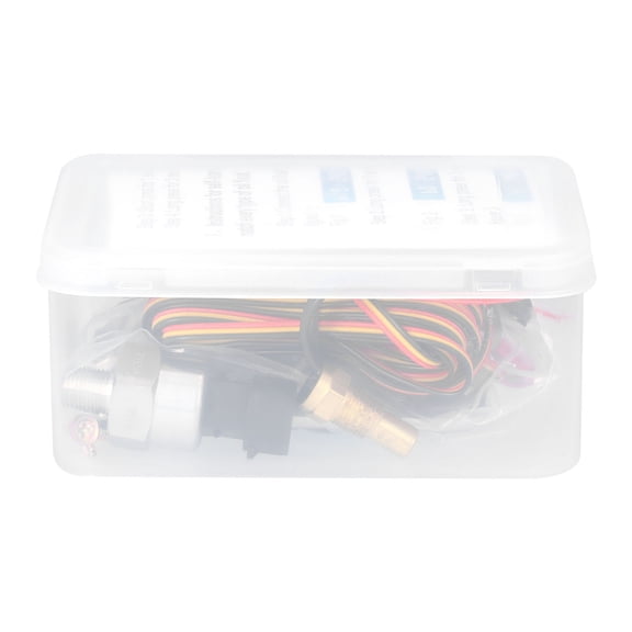 Car Instrument,Car Suv Rv Fuel Universal 9-36v Water Temperature 9-36v Car Suv Universal 9-36v Car 4-in-1 Car Lcd Pressure Vole Water Vol E Temperature Huiop Ure Vol E Qisuo Eryue Black