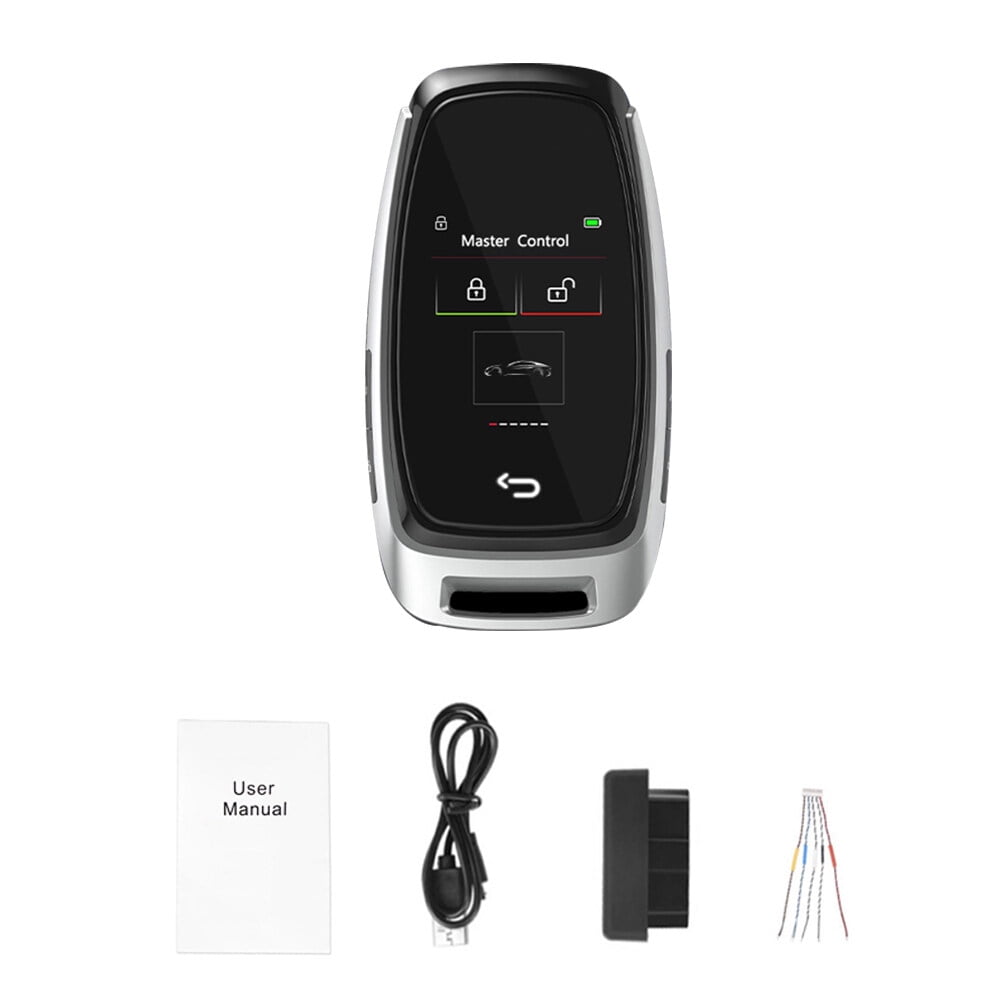 Car Intelligent Key with LCD Touchscreen Comfort Access Keyless Entry ...