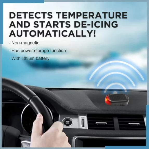 Car Interference Antifreeze Defroster – Electromagnetic Anti-Frost Instrument, Quick Deicing & Snow Removal Tool, Reusable for Sedans & SUVs 2PC
