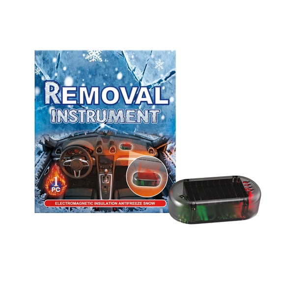 Car Interference Antifreeze Instrument, Anti-Freeze Electromagnetic Car Snow Removal Device, Solar Electromagnetic Molecular Interference Freeze and Snow Remover Defroster for Car Windshield
