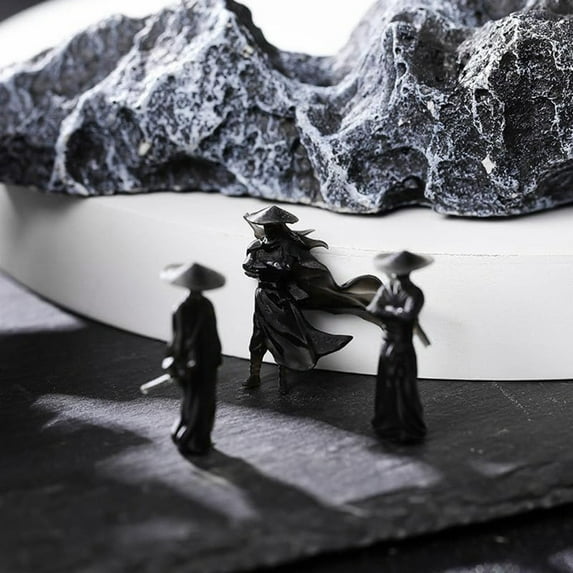 Car Interior Accessories 3PCS Youxia Ornaments Car Accessory Sculpture for Desk and Home 2024 Design Unique Decorative Item for Vehicles