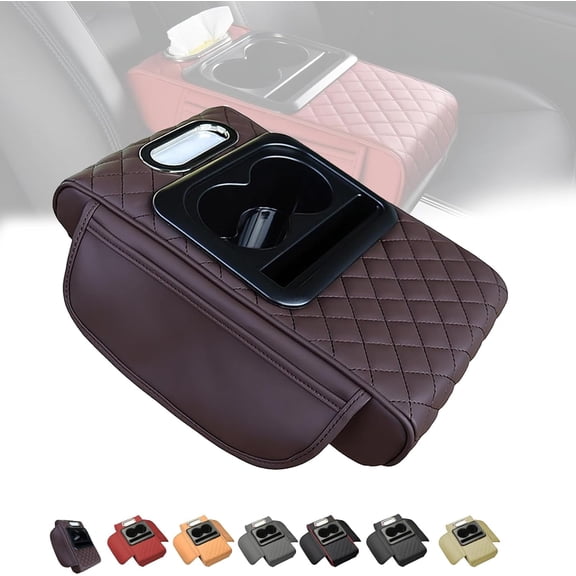 Car Interior Accessories Armrest Box Storage, For Storage and Organization of Universal Car Inter, With Storage Box Phone Slot Middle Console Cover Cushion Interior Organizers