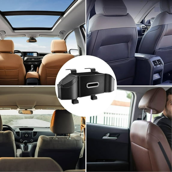 Car Interior Accessories Car Seat Back Organizer Storage Bag for Vehicles PU Leather -Pocket Back Seat Organizer Car Multipurpose Storage Solution