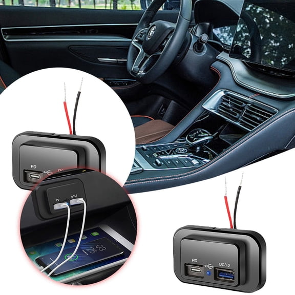 Car Interior Accessories Maximize Your Driving Experience USB With Super Speed Charging & For Road Trips