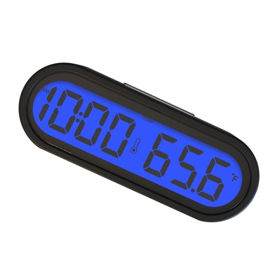 Car Interior Accessories Multifunctional Clock Dashboard Mount Digital Clock Small Electronic Auto Clocks with Backlight