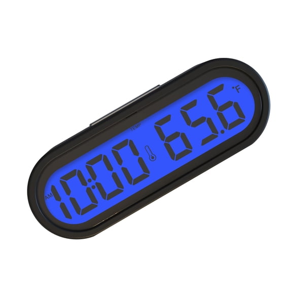 Car Interior Accessories Multifunctional Clock Dashboard Mount Digital Clock Small Electronic Auto Clocks with Backlight