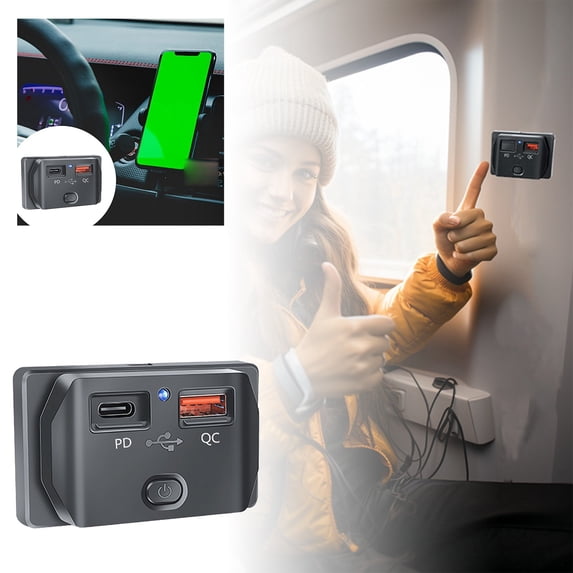 Car Interior Accessories Revolutionize Your Driving Experience with Advanced USB Multiple Ports and Stylish Finish for Every Driver