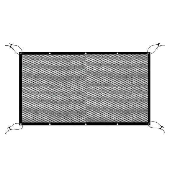Car Interior Accessory for SUVs and Cars Backseat Pet Barrier Mesh with Adjustable Rope and Hook 116x76CM Safe Car Divider Net for Pet and Driver Focus Easy Install with Tension Straps