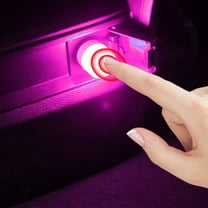 Car Interior Ambient Lamp Cigarette Lighter Usb Led Light Pink Purple Universal Car Light Neon Atmosphere Lights