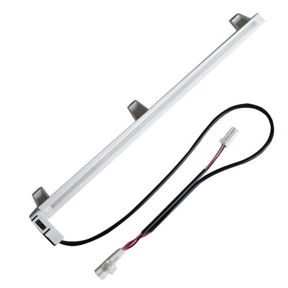 Car Interior Atmosphere Light Bar - White & Ice Blue LED, 28cm Length, 12V, Easy Installation for Center Console, Compatible with Camry 2018