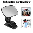 thumbnail image 1 of Car Interior Baby Safety Mirror With Clip Rear View Mirrors Makeup Mirror Seat Back Clamp Auto Ornament Automotive Accessories, 1 of 17