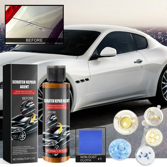 Car Interior Cleaner 300ml | Stain Remover for Roof Velvet Fabric, Seat Leather, Upholstery | No-Rinse Formula for Steering Wheel, Dashboard, Easy Spray Use | Multi-Surface Auto Detailing Solution
