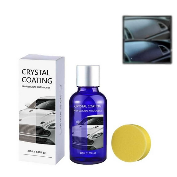 Car Interior Cleaner & Polish Detailer, 100ML, 1-Pack, Aluminum Oxide, Compatible with Plastic, Leather, Fabric, Effortlessly Cleans & Protects, Restores Gloss, Easy to Use
