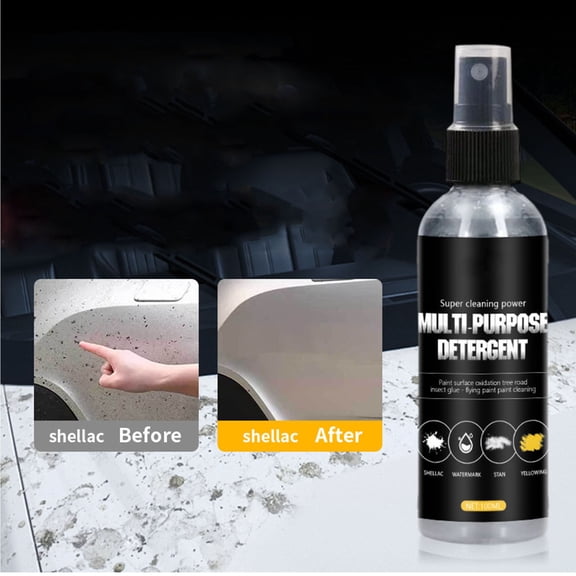 Car Interior Cleaner Spray, Headlight Repair Spray, Car Foggy Lens Restorer, Heat Resistant Headlight Polish Scratch Remover for Headlights