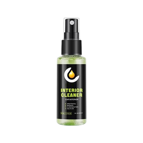 Car Interior Cleaner Spray, Stain Remover for Seats and Upholstery, Fast Acting No Rinse Formula, 50ML, Deep Cleaning for Car Interior