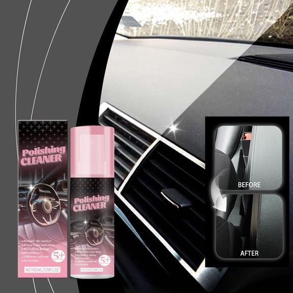 Car Interior Cleaner Vehicle Interior Polish Car Interior Detail Polishing Cleaner Vehicle Interior Polish Interior Detailer Spray Total Car Interior Cleaner Rejuvenation Quick and Easy Cleaning Car