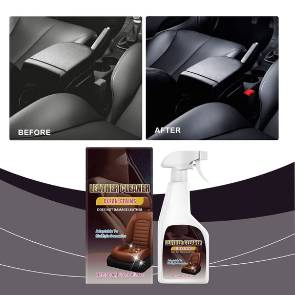Car Interior Cleaner for Leather Seats, Automotive Upholstery And Fabric Stain Remover Spray, Multi-surface Safe for Daily Detailing