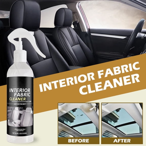Car Interior Cleaning Agent 250ml, Multi Surface Cleaner for Fabric Seats Carpet Headliner, Automotive Upholstery Care