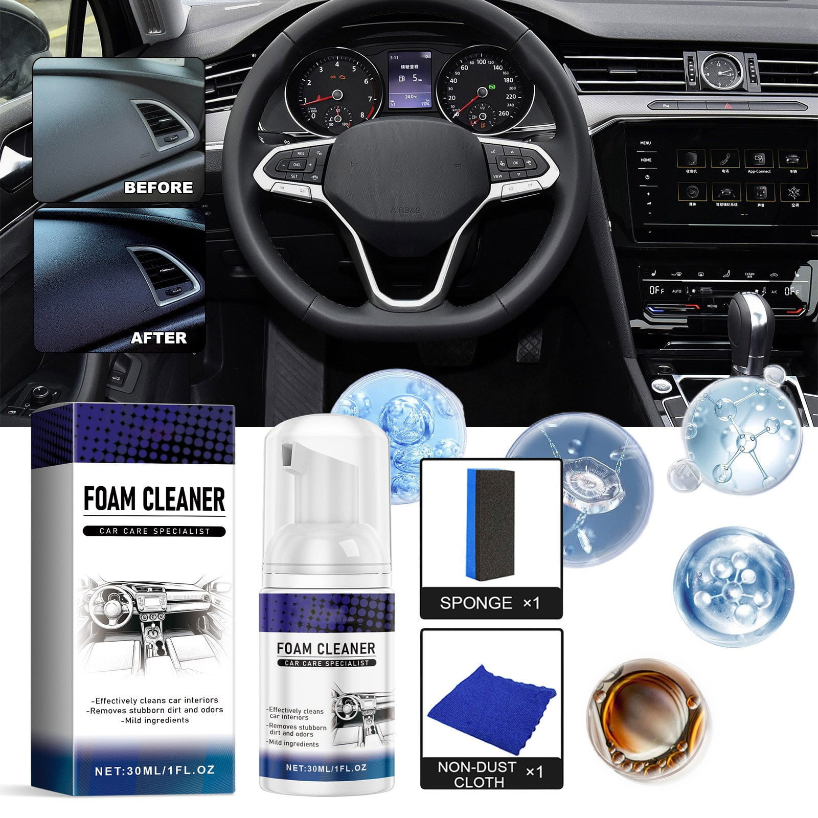 Car Interior Cleaning Agent Car Interior Seat Cleaning And