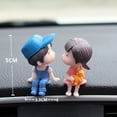 thumbnail image 1 of Car Interior Dashboard Accessories Cute Cartoon Couples Figure Ornament, 1 of 5