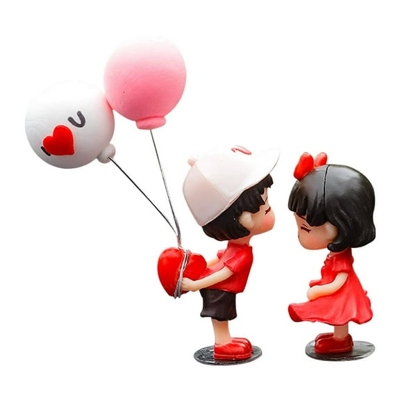 Car Interior Dashboard Accories, Cute Cartoon Couples Action Figure Orname ## K1Q5