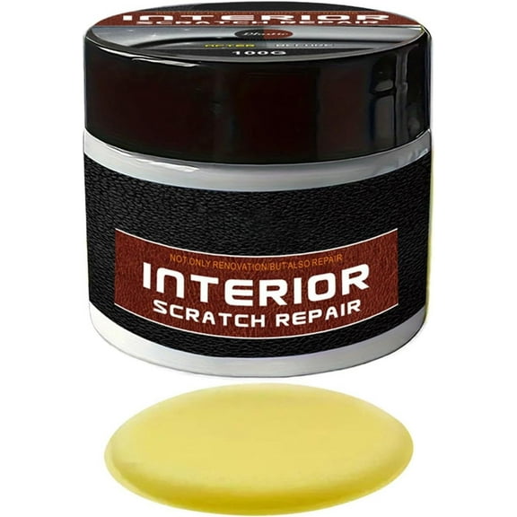 Car Interior Dashboard Scratch Repair Kit, Car Interior Restore Dashboard Restorer, UV Protection Dashboard Scratch Repair Kit Portable Wax, Vehicle Parts Restorer, Multicolor