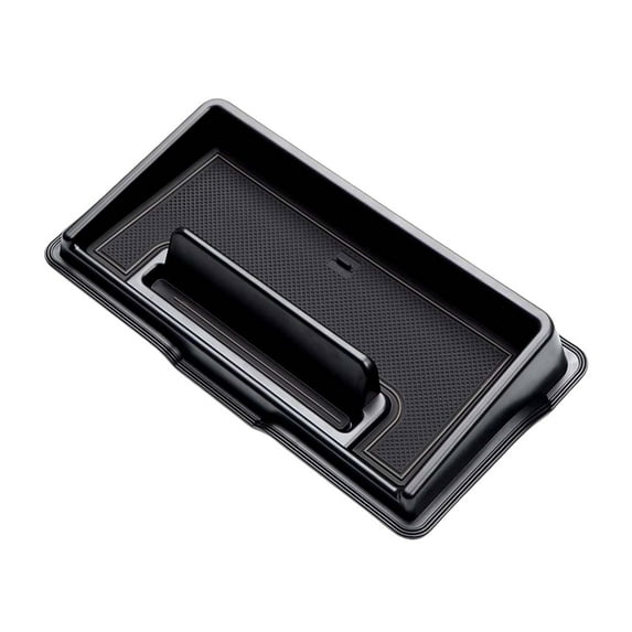 Car Interior Dashboard Storage Box, Auto Organizer Holder Phone Cradles Tray Car Black