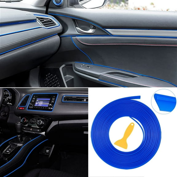 Car Interior Decoration Moulding Trim Decorative Strips Line Auto Dashboard Filler Strip Door Car-styling Edge Seal