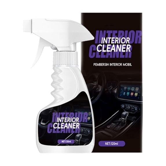 Car Interior Deep Cleaning Spray Odor Remover, Lifts Stains Seats Carpets Panels Eliminates Odor No Water Needed Fresh Scent, for Car Interior Detail Ride Share Family Cars