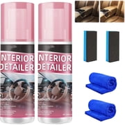 Car Interior Detailer & Protectant,Polishing Cleaner Car Interior Spray,All Purpose Car Interior Detailer Cleaner for Dashboards, Seats, Leather, Plastic