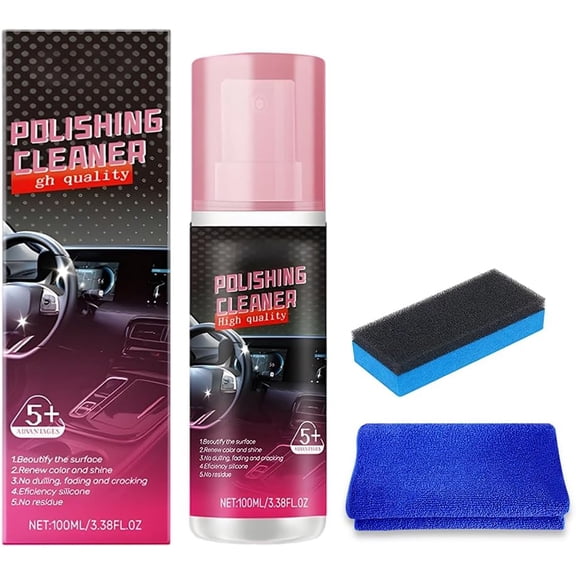 Car Interior Detailer Spray for Dashboard & Trim Cleaning, Auto Protectant Polish