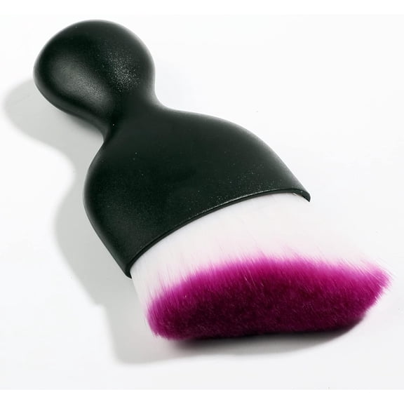 Car Interior Detailing Brush,Soft Bristle Cleaning Brush Car Detailing Brush Dusting Brush,Car Interior Cleaning Tool,Auto Detail Brush Car Dash Duster Brush (Black&Purple)