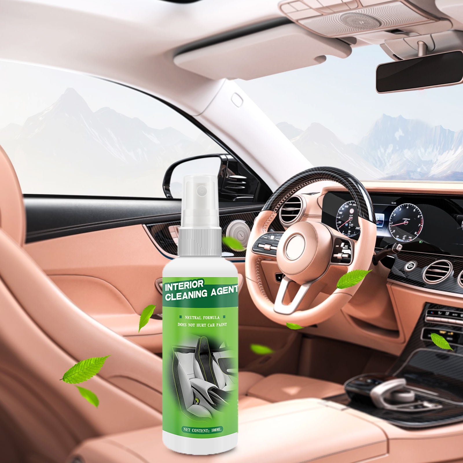 Car Interior Fabric Cleaning Agent,MultiPurpose Automotive Interior