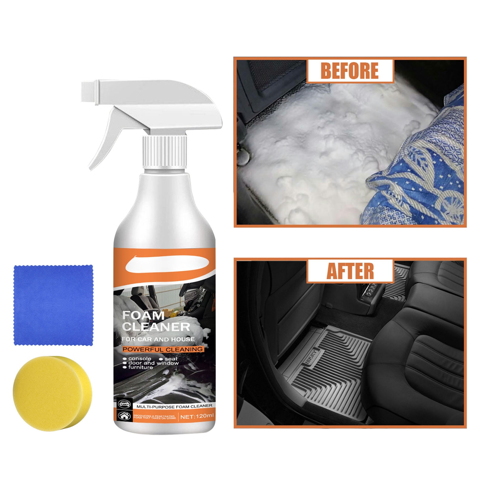 Car Interior Fabric Cleaning Agent Purpose Automotive Interior Fabric