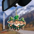 Car Interior Green Decoration Supplies Hanging Accessories Acrylic Flat
