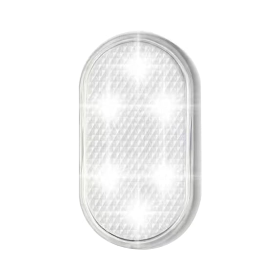 Car Interior LED Ambient Lights, Touch Sensor USB Rechargeable Car Atmosphere Lighting - 6 LED Beads, 5V ABS, Wireless Decorative Night Light, 2.5H Lighting Duration, Easy Installation