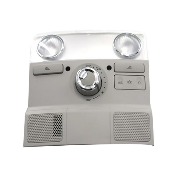 Car Interior Overhead Console With Sunroof Switch Dome Light Reading Map Lamp Assembly For VW Jetta 5 6, For Passat B6, Replacement 1KD947105A 1K0947105P-grey