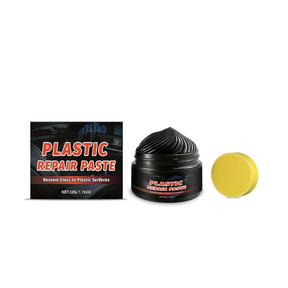 Car Interior Plastic Restorer and Enhancer Paste for Dashboard and Door Panels | Easy Application, Long-Lasting Protection, Suitable for Daily Vehicle Interior Maintenance