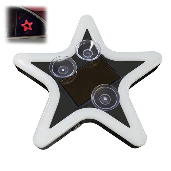 Car Interior Star Atmosphere Light, Solar & Type-C Charging, 5 LED Modes, Acrylic, 1 Count