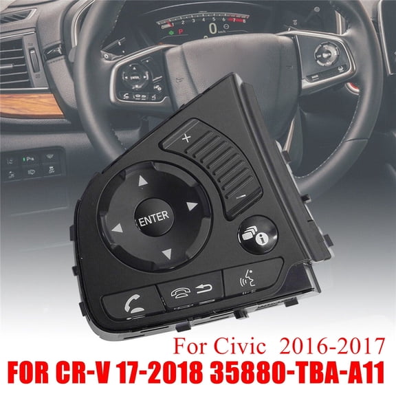 Car Interior Steering Wheel Audio Control For Honda 16-17 Civic 17-18 CR-V 35880-TBA-A11